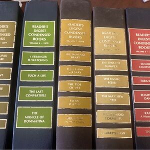 Vintage 70's Reader's Digest Condensed Books Published In 1976, 1977, and 1978